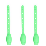 Kit com 3 Pulseiras de Silicone - Proteção ao alcance das mãos