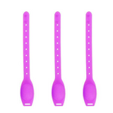 Kit com 3 Pulseiras de Silicone - Proteção ao alcance das mãos